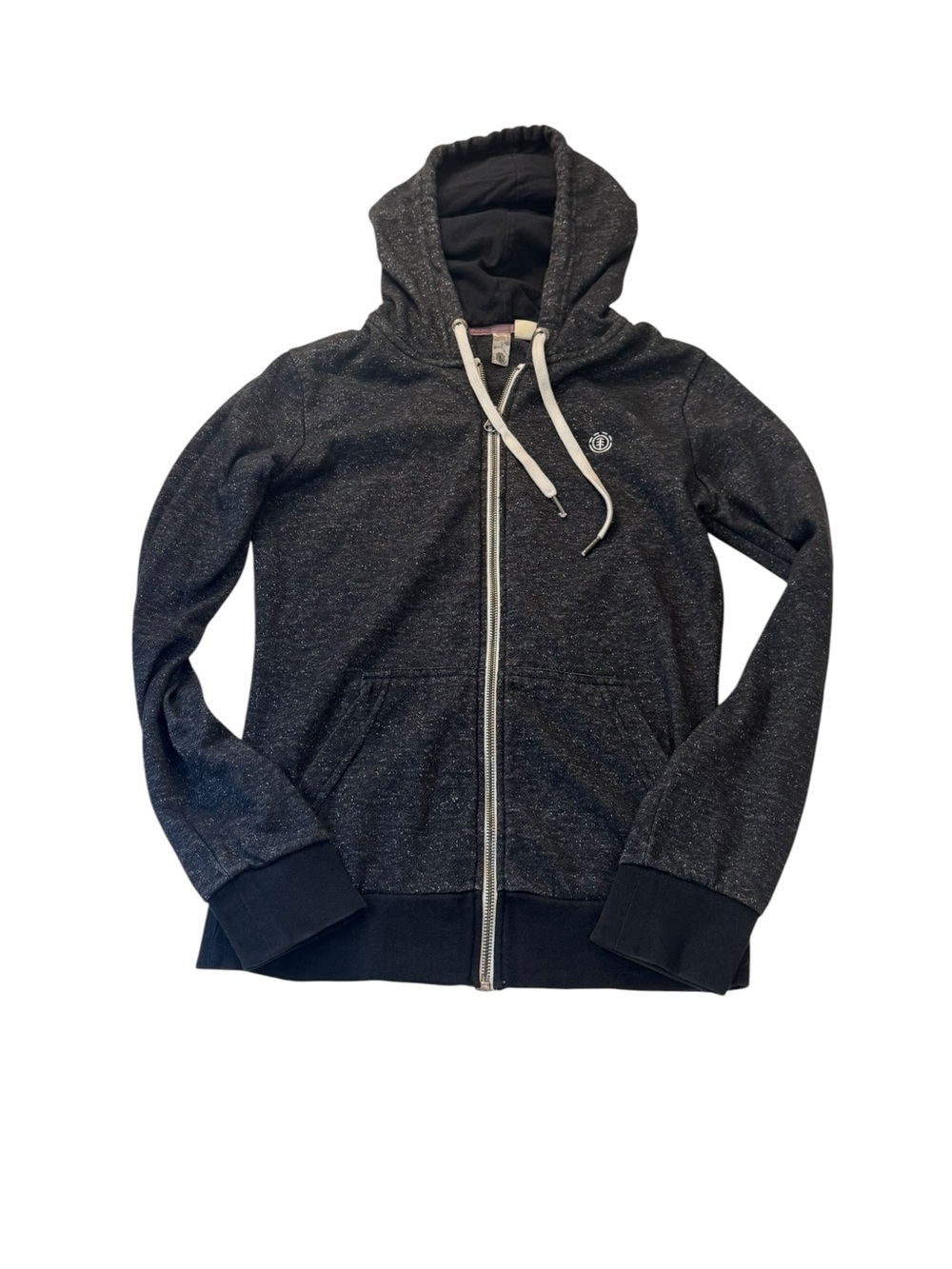 Element Women's Heather Charcoal Full-Zip Hoodie Jacket Size Medium